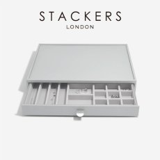 画像1: 【STACKERS】スーパーサイズ　ドロワー　オールインワン　ALL IN ONE ペブルグレー　Pebble Gray ジュエリーボックス (1)