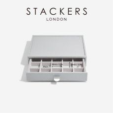 画像3: 【STACKERS】クラシック　ドロワー　ジュエリーケース 20sec  ペブル　グレー　Grey  引き出し　スタッカーズ (3)