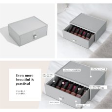 画像7: 【STACKERS】Classic Nail Polish Drawer　クラシック ネイルケア ドロワー　マニキュア　コスメ　ペブル　グレー　Pebble Grey  ドロワー　引き出し　スタッカーズ (7)