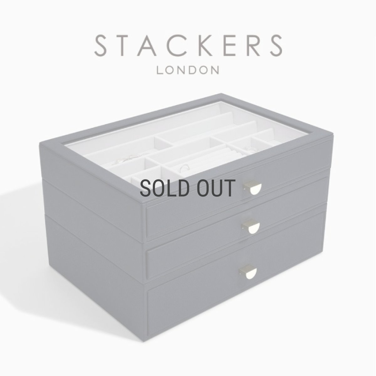 画像2: 【STACKERS】スーパーサイズ　ドロワー　選べる3個セット　3set　ネイビーペブル  Navy Pebble スタッカーズ (2)