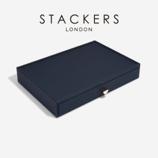 画像2: 【STACKERS】スーパーサイズ　ドロワー ジュエリーケース  9sec　ネイビーペブル　Navy Pebble  スタッカーズ (2)