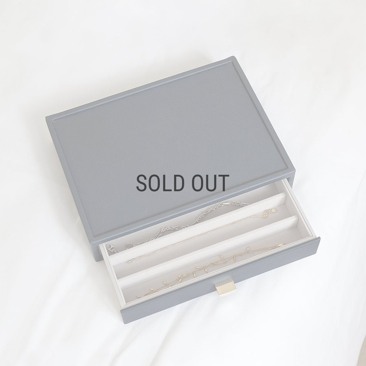 画像2: 【STACKERS】クラシック　ドロワー ジュエリーケース 5sec  ネイビー ペブル　Navy Pebble   引き出し　スタッカーズ (2)