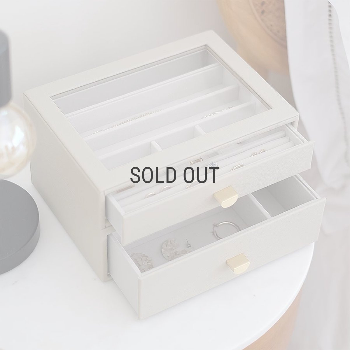 画像12: 【STACKERS】クラシック ドロワージュエリーボックス 選べる2個セット オートミール Oatmeal 引き出し ガラス スタッカーズ ロンドン イギリス (12)