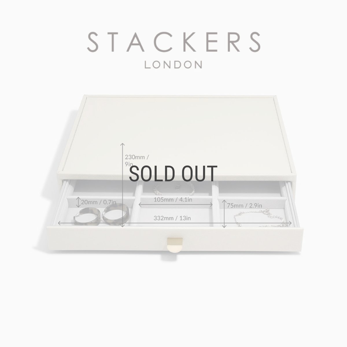 画像11: 【STACKERS】スーパーサイズ　ドロワー ジュエリーケース  9sec　オートミール Oatmeal  スタッカーズ (11)