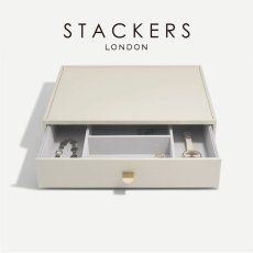 画像1: 【STACKERS】スーパーサイズ　ドロワー　ディープアクセサリー Deep Accessory　ジュエリーケース 　オートミール　Oatmeal スタッカーズ (1)