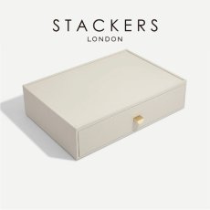 画像2: 【STACKERS】スーパーサイズ　ドロワー　ディープアクセサリー Deep Accessory　ジュエリーケース 　オートミール　Oatmeal スタッカーズ (2)