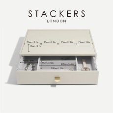 画像11: 【STACKERS】スーパーサイズ　ドロワー　ディープアクセサリー Deep Accessory　ジュエリーケース 　オートミール　Oatmeal スタッカーズ (11)