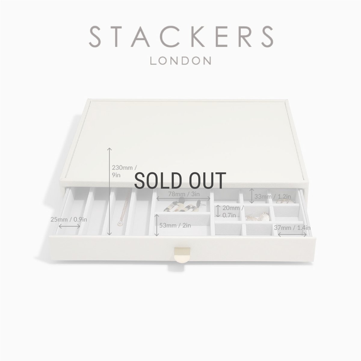 画像11: 【STACKERS】スーパーサイズ　ドロワー　オールインワン　ALL IN ONE  オートミール　Oatmeal  ジュエリーボックス (11)