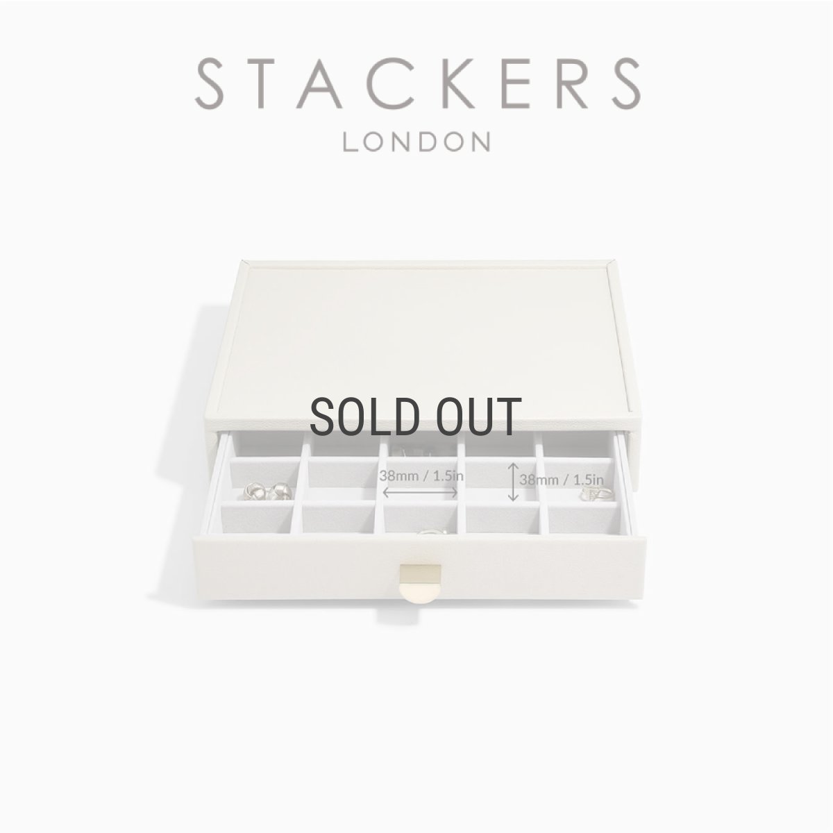 画像3: 【STACKERS】クラシック　ドロワー　ジュエリーケース 20sec  オートミール　Oatmeal  引き出し　スタッカーズ (3)