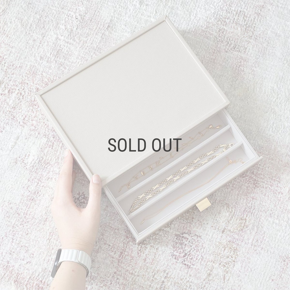 画像4: 【STACKERS】クラシック　ドロワー ジュエリーケース 5sec  オートミール　Oat meal    引き出し　スタッカーズ (4)