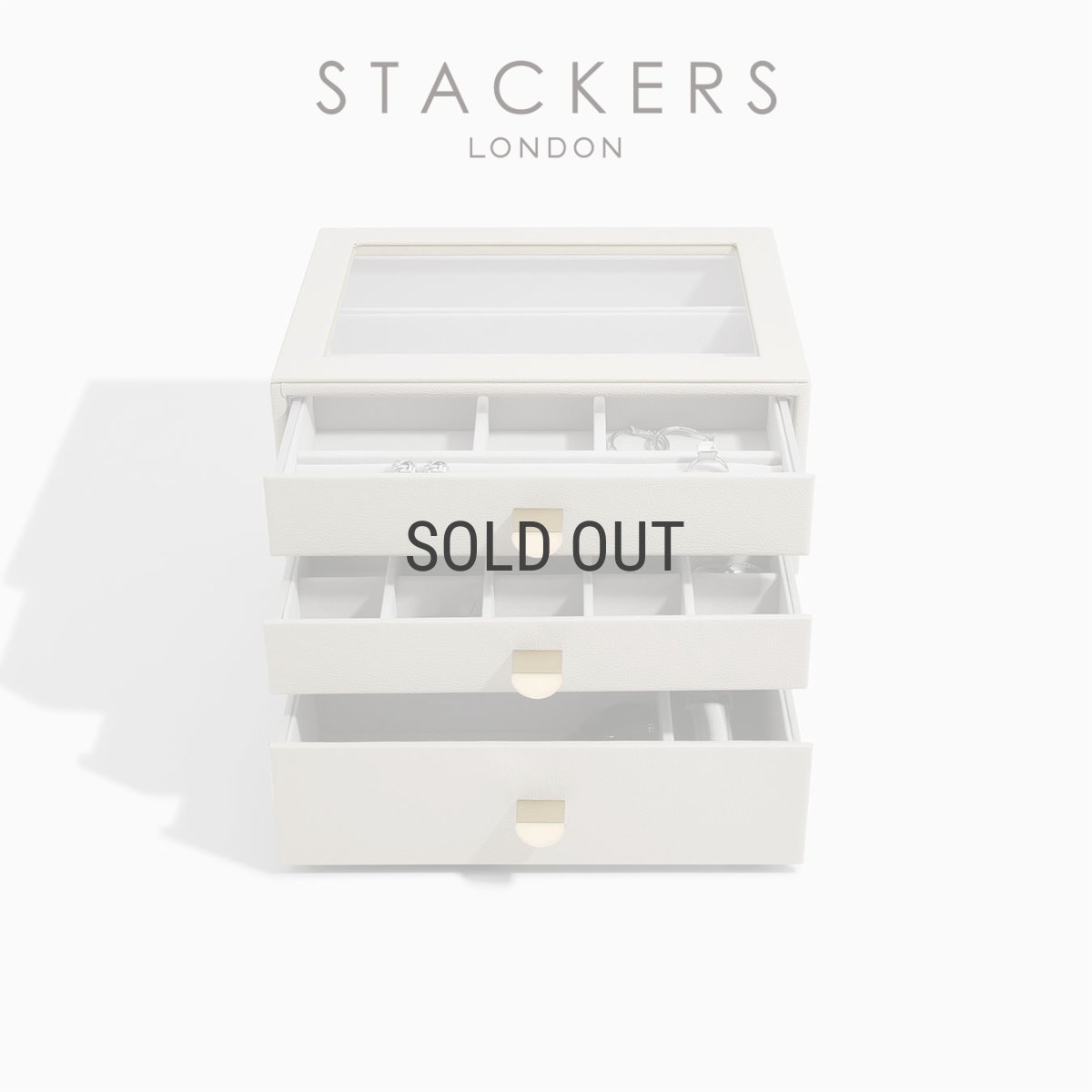 画像1: 【STACKERS】クラシック ドロワー ジュエリーボックス 選べる3個セット オートミール Oatmeal　スタッカーズ　ロンドン　UK (1)