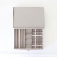 画像13: 【STACKERS】スーパーサイズ　ドロワー　オールインワン　ALL IN ONE  トープ　グレージュ　Taupe Greige ジュエリーボックス (13)