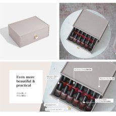 画像7: 【STACKERS】Classic Nail Polish Drawer　クラシック ネイルケア ドロワー　コスメ　トープ グレージュ Taupe Greige　ドロワー　引き出し　スタッカーズ (7)