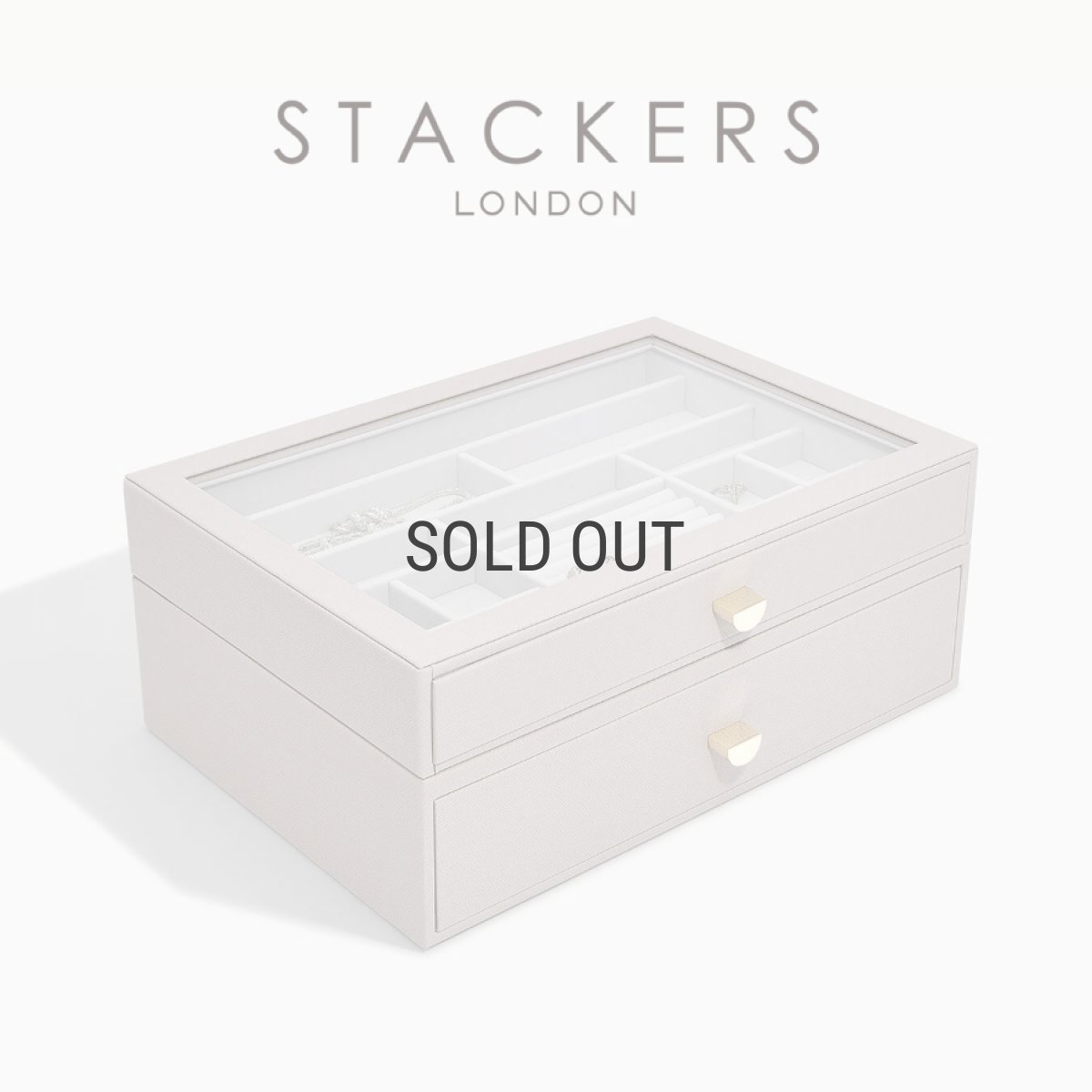 画像2: 【STACKERS】スーパーサイズ ドロワー 選べる2個セット 2set トープ グレージュ Taupe スタッカーズ (2)