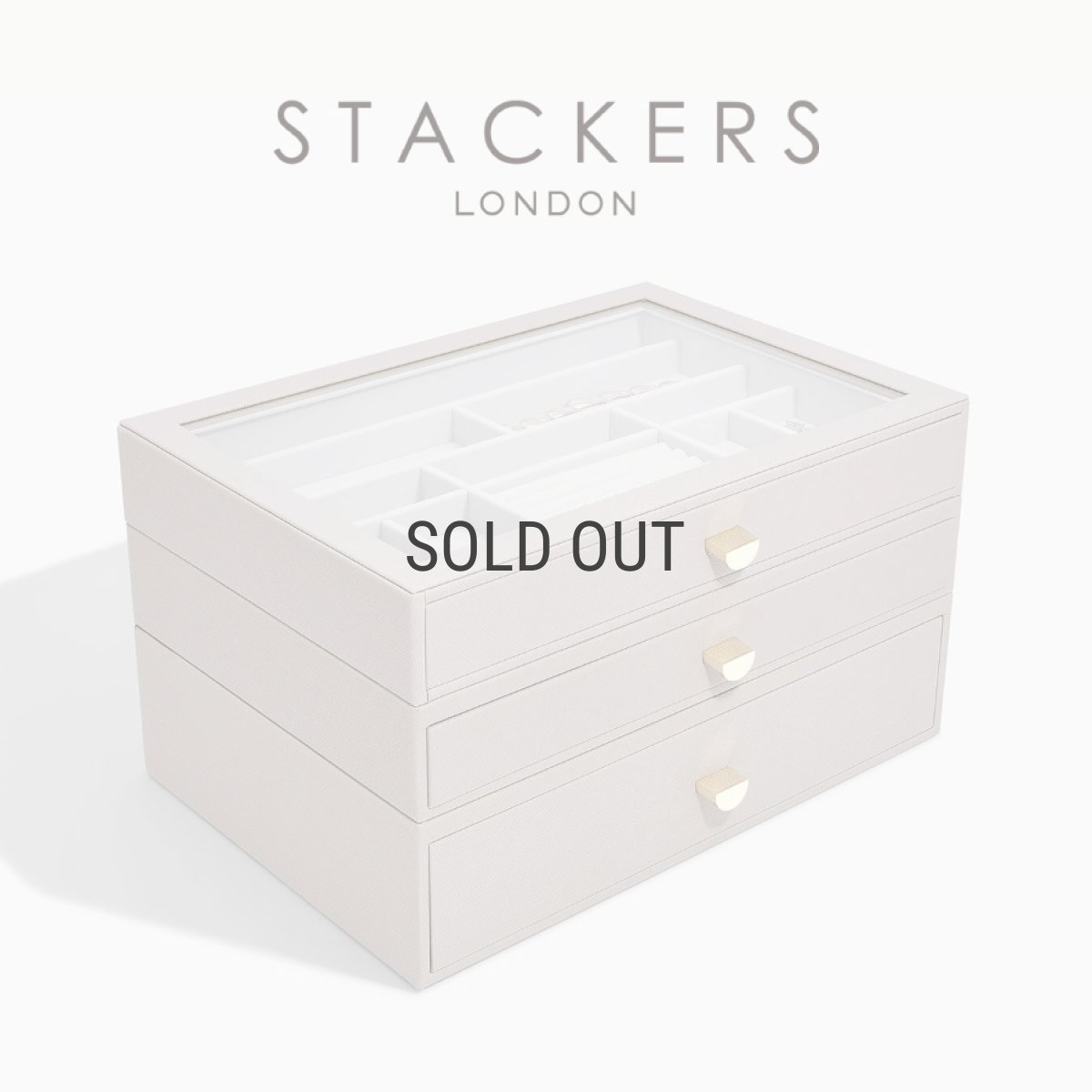 画像2: 【STACKERS】スーパーサイズ　ドロワー　選べる3個セット　3set　トープ グレージュ　Taupe　スタッカーズ (2)