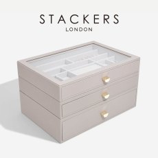 画像2: 【STACKERS】スーパーサイズ　ドロワー　選べる3個セット　3set　トープグレージュ　Taupe　スタッカーズ (2)