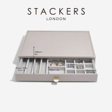 画像11: 【STACKERS】スーパーサイズ　ドロワー　オールインワン　ALL IN ONE  トープ　グレージュ　Taupe Greige ジュエリーボックス (11)