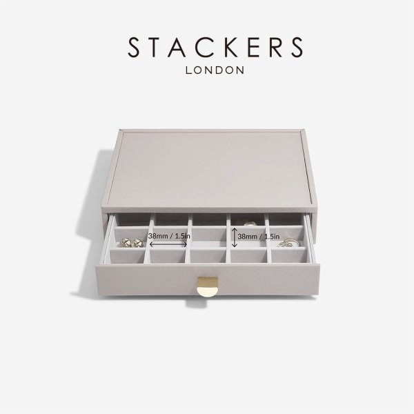 STACKERS】クラシック ドロワー ジュエリーケース 20 sec トープ