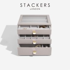 画像1: 【STACKERS】クラシック ドロワー ジュエリーボックス 選べる3個セット トープグレージュ Taupe　スタッカーズ (1)