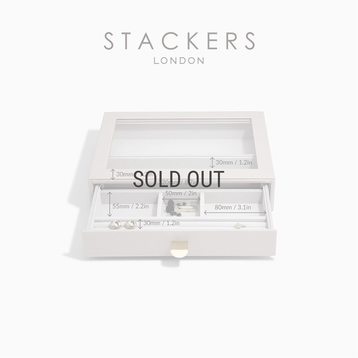 画像7: 【STACKERS】クラシック ドロワー ジュエリーボックス 選べる3個セット トープ グレージュ Taupe　スタッカーズ　ロンドン　UK (7)