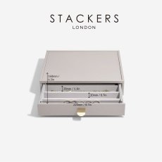 画像9: 【STACKERS】クラシック ドロワー ジュエリーボックス 選べる3個セット トープグレージュ Taupe　スタッカーズ (9)