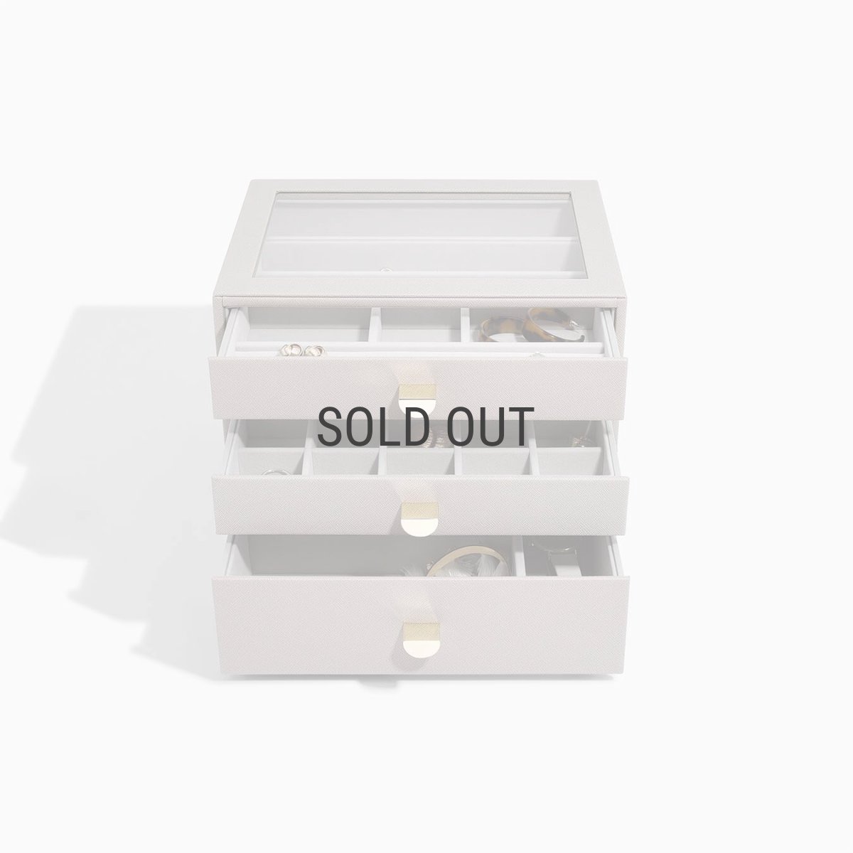 画像3: 【STACKERS】クラシック　ドロワー　ジュエリーケース 20 sec  トープ　グレージュ　Taupe　 引き出し　スタッカーズ (3)