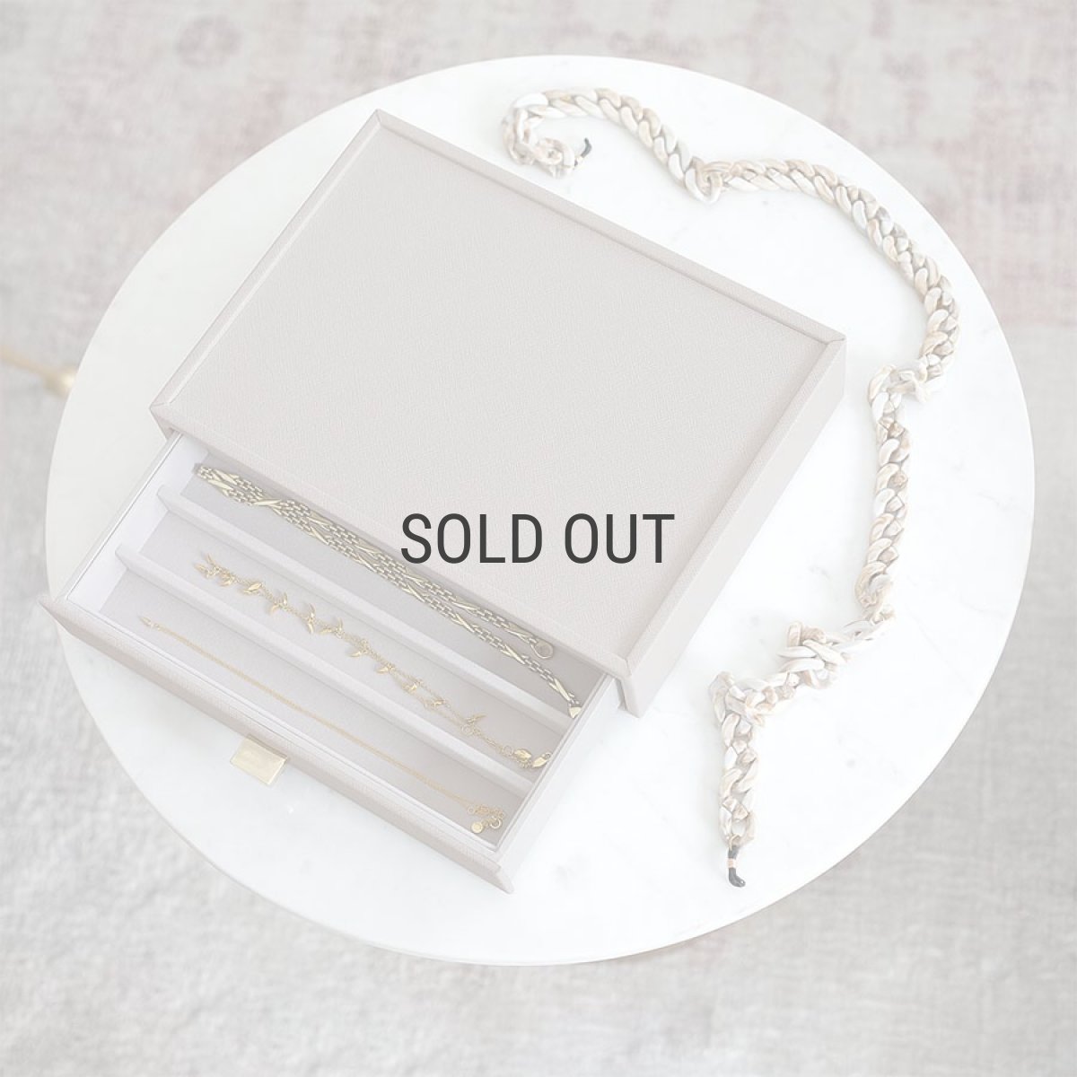 画像2: 【STACKERS】クラシック　ドロワー　ジュエリーケース 5sec  トープ　グレージュ　Taupe　 引き出し　スタッカーズ (2)