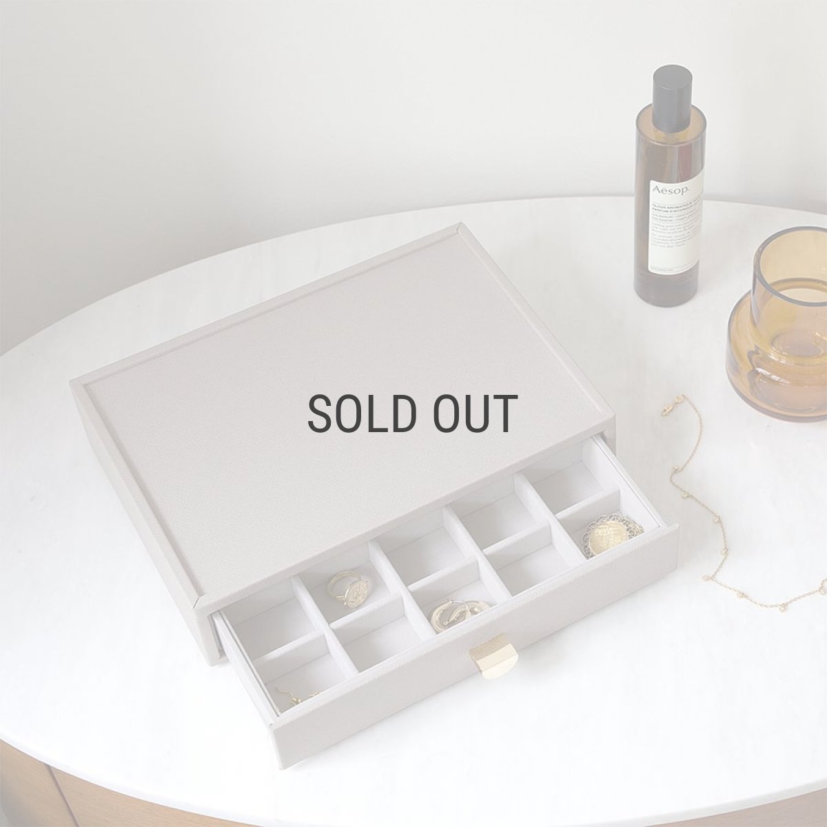 画像2: 【STACKERS】クラシック　ドロワー　ジュエリーケース 20 sec  トープ　グレージュ　Taupe　 引き出し　スタッカーズ (2)