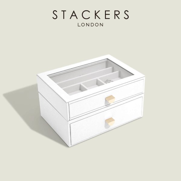 スタッカーズ　ジュエリーボックス 引き出し式 2個セット STACKERS】クラシック ドロワー ジュエリーボックス 選べる2個セット