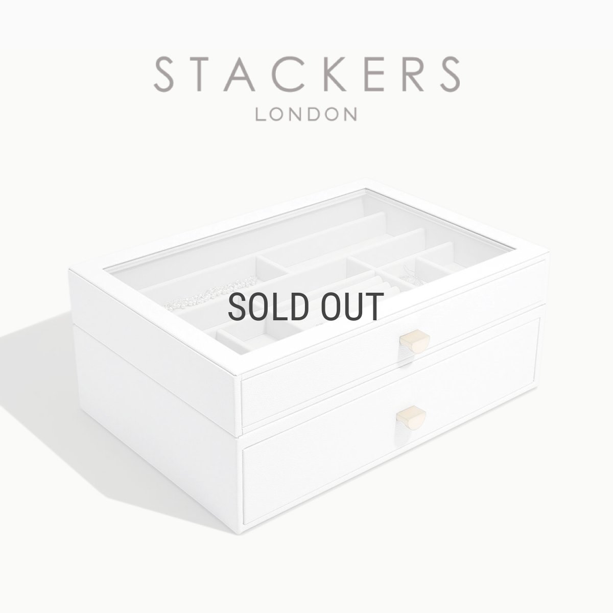 画像2: 【STACKERS】スーパーサイズ　ドロワー　選べる2個セット　2set　ペブルホワイト　PebbleWhite (2)