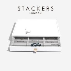 画像3: 【STACKERS】スーパーサイズ　ドロワー ジュエリーケース 9sec ペブル ホワイト PebbleWhite スタッカーズ (3)