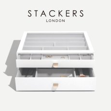 画像1: 【STACKERS】スーパーサイズ　ドロワー　選べる2個セット　2set　ペブルホワイト　PebbleWhite (1)