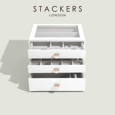 画像3: 【STACKERS】クラシック ドロワー ジュエリーボックス 選べる3個セット ペブルホワイト　PebbleWhite