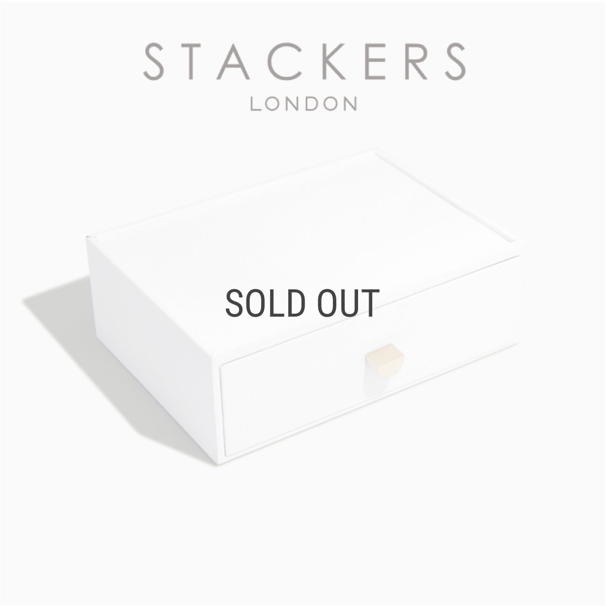 画像3: 【STACKERS】クラシック ドロワー ジュエリーケース 3 sec  ディープ ペブル ホワイト Pebble White 引き出し スタッカーズ (3)