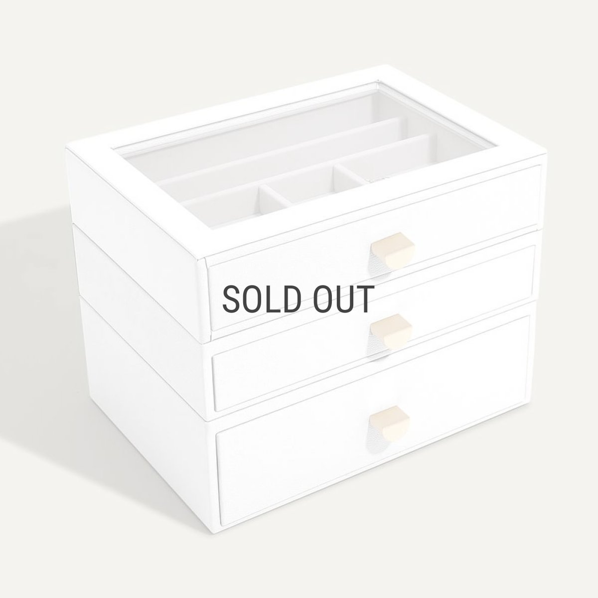 画像6: 【STACKERS】クラシック ドロワー ジュエリーケース 3 sec  ディープ ペブル ホワイト Pebble White 引き出し スタッカーズ (6)