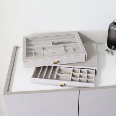 画像14: 【STACKERS】スーパーサイズ　ドロワー　オールインワン　ALL IN ONE ペブルグレー　Pebble Gray ジュエリーボックス (14)