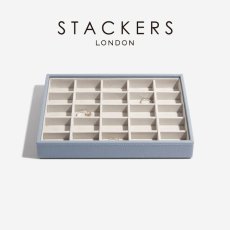 画像1: 【STACKERS】クラシック ジュエリーボックス  25sec ダスキーブルー DuskyBlue　スタッカーズ ロンドン イギリス (1)
