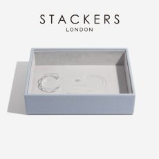 画像1: 【STACKERS】クラシック ジュエリーボックス　Open オープン ダスキーブルー　Dusky Blue スタッカーズ ロンドン イギリス (1)