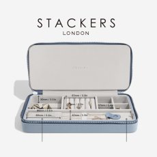 画像11: 【STACKERS】トラベルジュエリーボックス SLEEK スリーク ダスキーブルー Dusky Blue スタッカーズ (11)