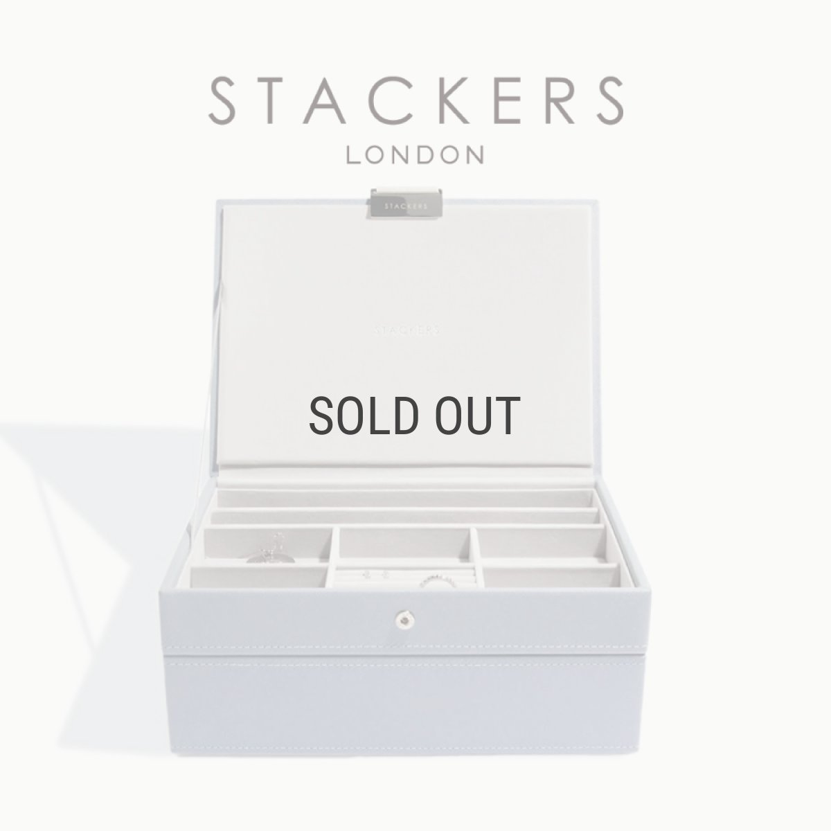 画像1: 【STACKERS】クラシック　ジュエリーボックス　選べる2個セット 2set　ダスキーブルー　Dusky Blue　スタッカーズ　ロンドン　UK (1)