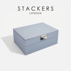 画像2: 【STACKERS】クラシック　ジュエリーボックス　選べる2個セット 2set　ダスキーブルー　Dusky Blue　スタッカーズ (2)