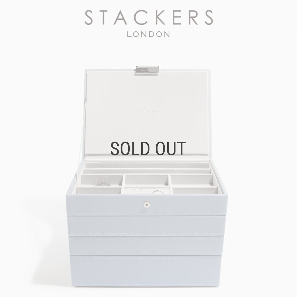 画像1: 【STACKERS】クラシック　ジュエリーボックス 選べる4個セット 4set ダスキーブルー　DuskyBlue (1)