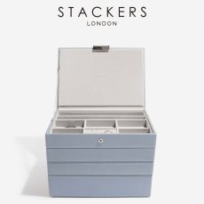 画像1: 【STACKERS】クラシック　ジュエリーボックス 選べる4個セット 4set ダスキーブルー　DuskyBlue (1)