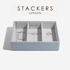 画像13: 【STACKERS】 クラシック ジュエリーボックス 3sec ダスキー ブルーDusky Blue スタッカーズ ロンドン イギリス (13)
