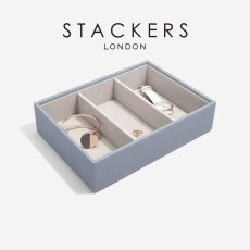 画像2: 【STACKERS】 クラシック ジュエリーボックス 3sec ダスキー ブルーDusky Blue スタッカーズ ロンドン イギリス (2)