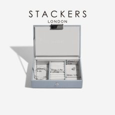 画像12: 【STACKERS】ミニ ジュエリーボックス 選べる 3set 3個セット ダスキーブルー Dusky Blue スタッカーズ (12)