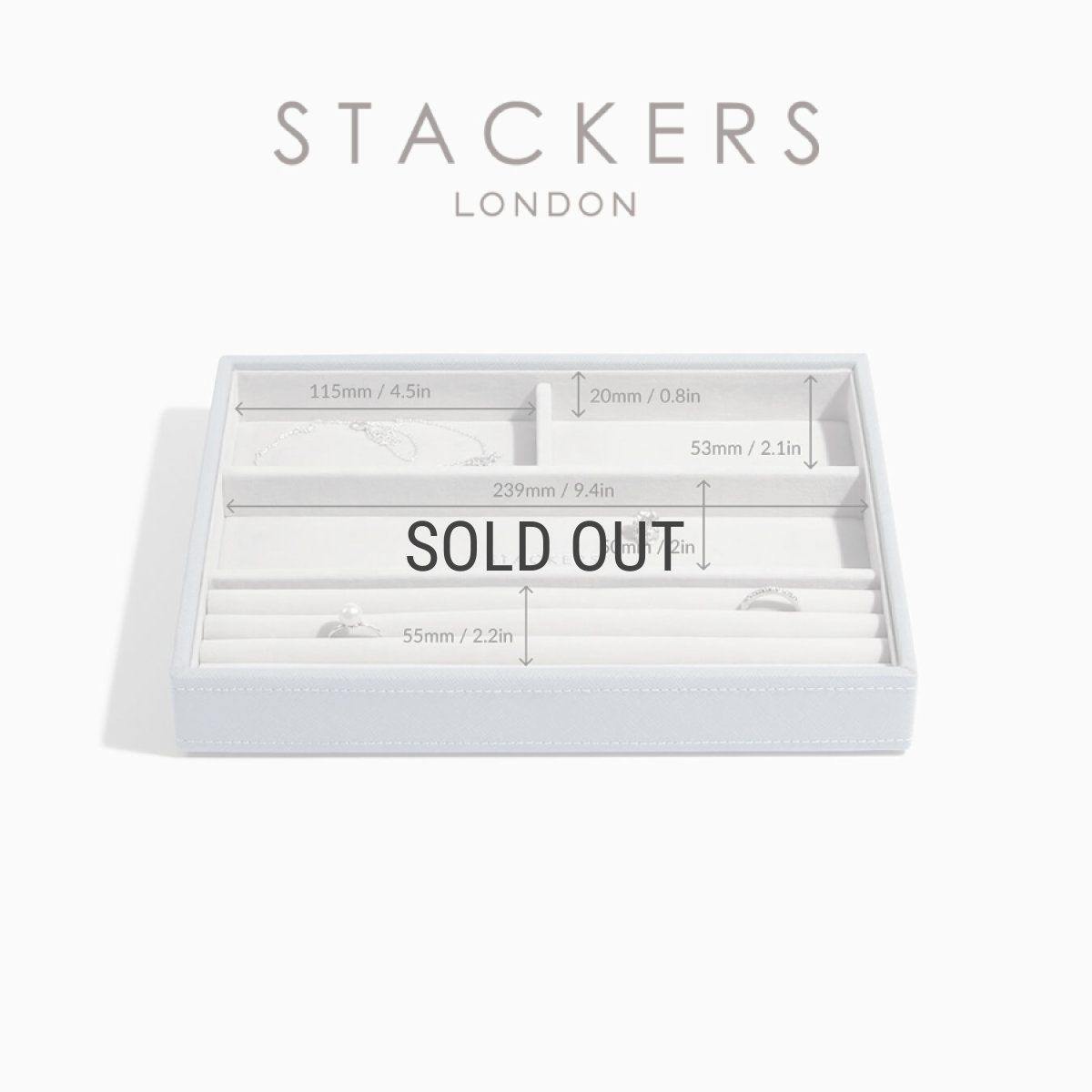 画像12: 【STACKERS】クラシックジュエリーボックス 4sec ダスキーブルー Dusky Blue スタッカーズ ロンドン イギリス (12)