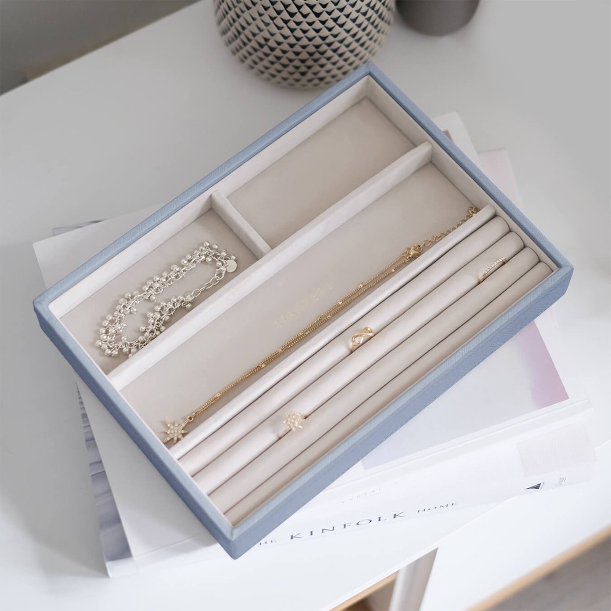 画像6: 【STACKERS】クラシックジュエリーボックス 4sec ダスキーブルー Dusky Blue スタッカーズ ロンドン イギリス (6)