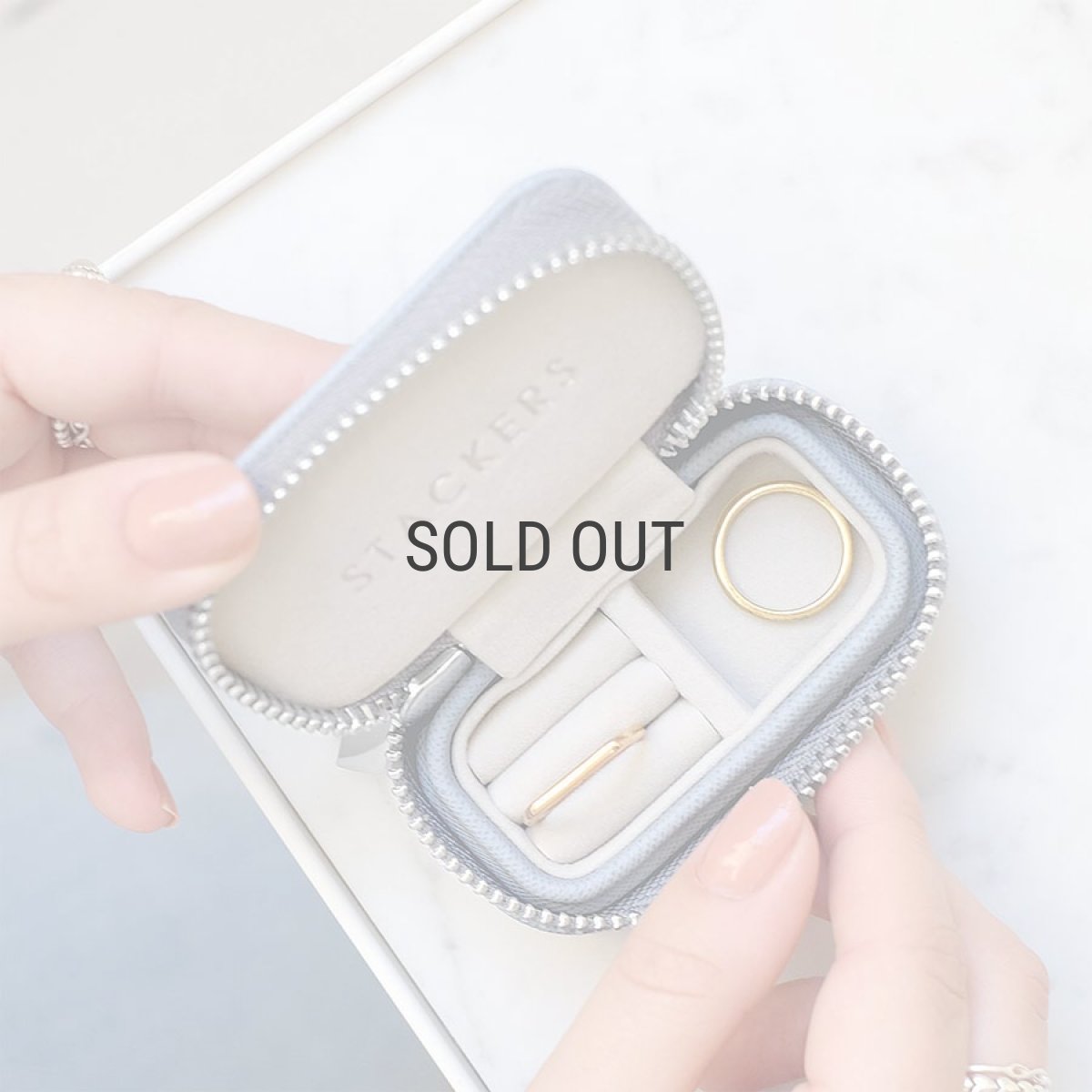 画像12: 【STACKERS】トラベル ジュエリーボックス S Travel S ダスキーブルー Dusky Blue スタッカーズ (12)