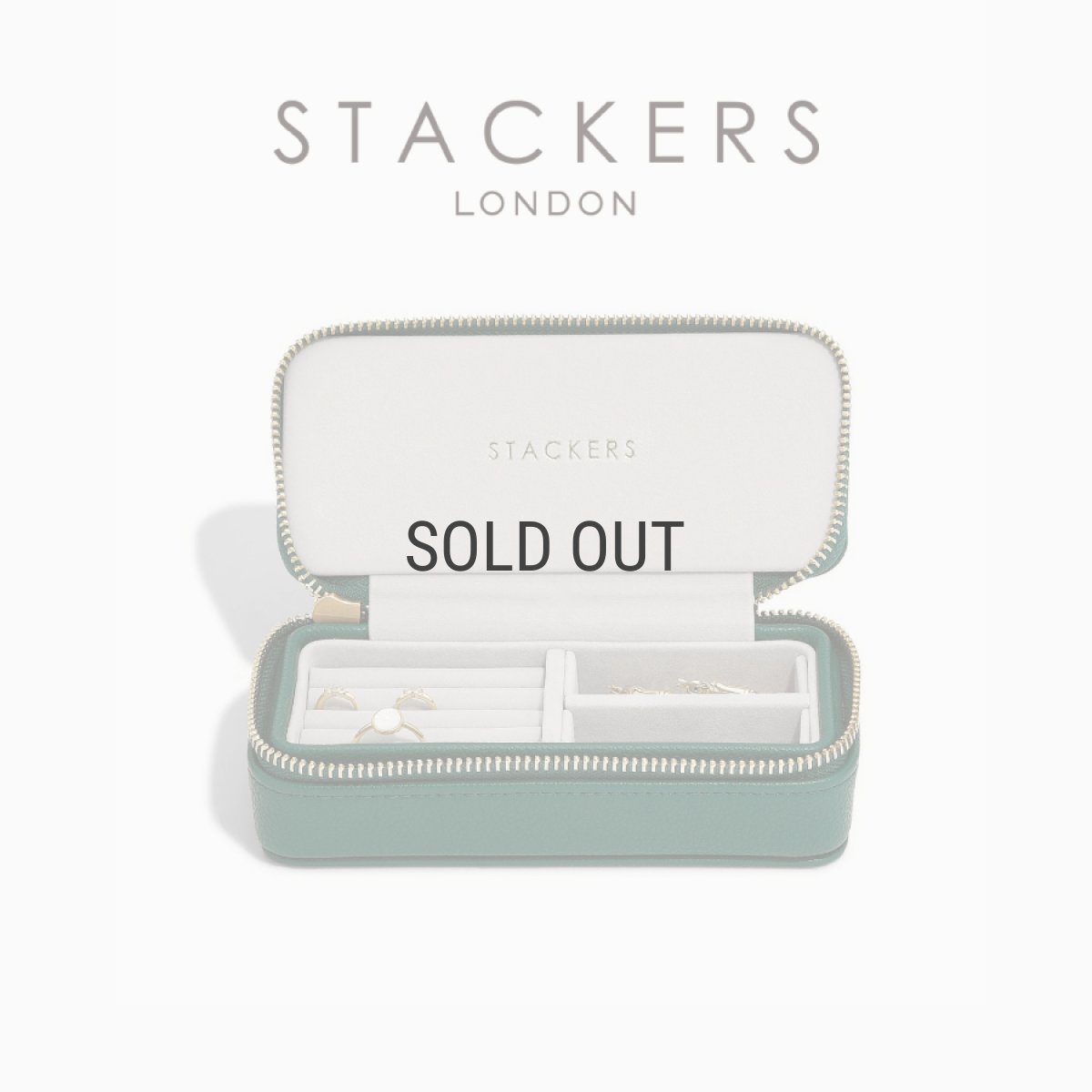 画像1: 【STACKERS】トラベル ジュエリーボックス M  Travel M フォレストグリーン　Forest Green　トラベルM スタッカーズ  ロンドン　UK (1)